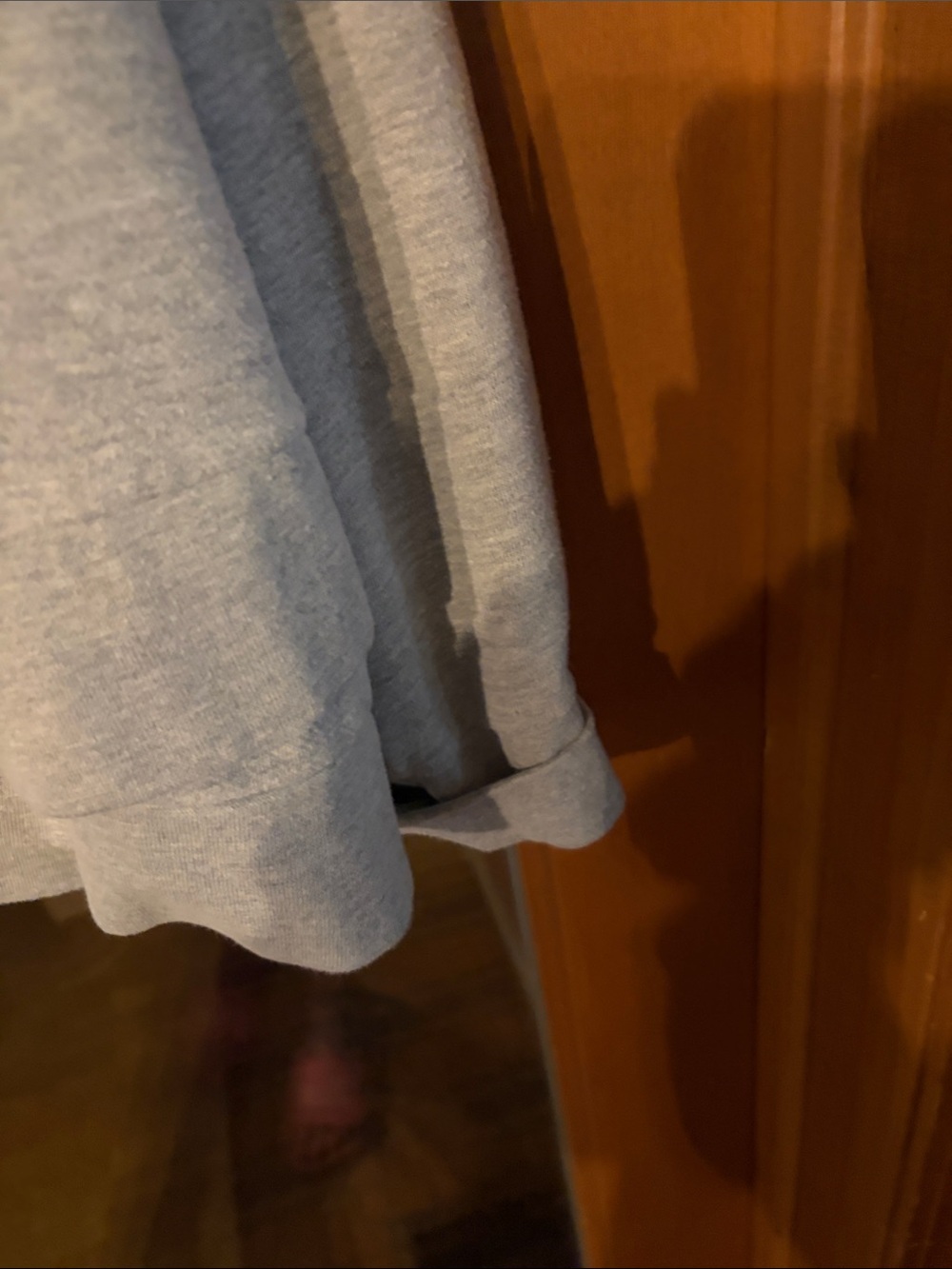 Women’s Light Grey Champion Hoodie size Xl - Picture 4 of 8